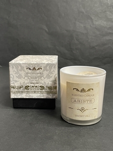 ● コレクター必見 未使用 ABISTE SCENTED CANDLE キャンドル 匂い付 ガラス容器 リラックス 飾り 小物 インテリア コレクション ma382