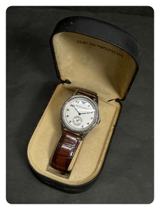 * collector стоит посмотреть EMPORIO ARMANI Armani наручные часы мужской AR-0600 кварц мужчина часы с футляром коллекция ma651