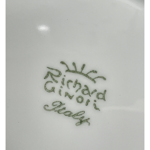 ● コレクター必見 未使用 Richard Ginori リチャードジノリ ベッキオホワイト ピクルス ディッシュ お皿 洋食器 ホワイト 白 お洒落 ma681の画像6