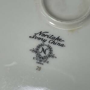 ★コレクター必見 Noritake ノリタケ アイボリーチャイナ 灰皿 陶器製 金彩 喫煙具 タバコグッズ レトロ コレクション T930の画像6