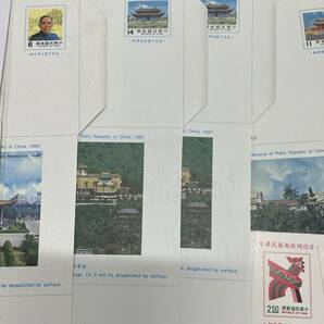 ★コレクター必見 中国郵政 中国切手 封筒 ハガキ 消印あり含む アジア 海外切手 希少 レトロ コレクション T934の画像3