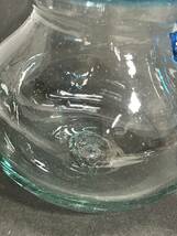 コレクター必見 昭和レトロ ガラス製 ピッチャー型 フラワーベース 花器 花瓶 小物入れ インテリア オブジェ 置物 飾り コレクション T462_画像4