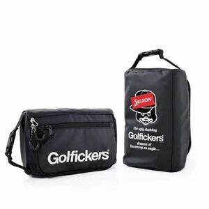 数量限定 スリクソン Golfickers ラウンドポーチ 2024年モデル　ゴルフ　完品　ラウンドバッグ