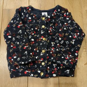 プチバトー　PETIT BATEAU キルティング　ジャケット　24m/86cm