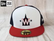 ★未使用品★NEW ERA ニューエラ MLB WASHINGTON NATIONALS ナショナルズ 59FIFTY 7-1/2 59.6cm キャップ 帽子 USモデル A258_画像2