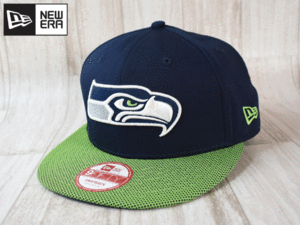 ★未使用品★NEW ERA ニューエラ NFL SEATTLE SEA HAWKS シーホークス 9FIFTY S-Mフリーサイズ キャップ 帽子 A261