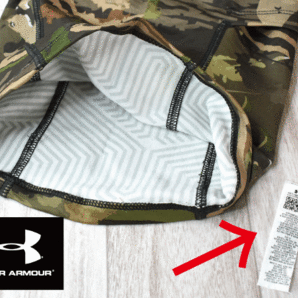 訳アリ★未使用品★UNDER ARMOUR アンダーアーマー バレン 迷彩柄 目出し帽 バラクラバ ビーニー ネックウォーマー 2WAY フリーサイズ A227の画像8