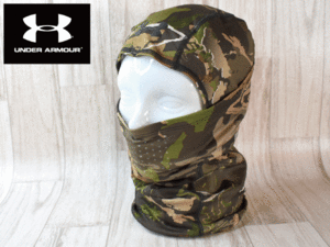 訳アリ★未使用品★UNDER ARMOUR アンダーアーマー バレン 迷彩柄 目出し帽 バラクラバ ビーニー ネックウォーマー 2WAY フリーサイズ A227