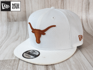 ★未使用品★NEW ERA ニューエラ USカレッジ TEXAS LONGHORNS ロングホーンズ 9FIFTY フリーサイズ キャップ 帽子 USモデル A300