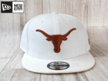 ★未使用品★NEW ERA ニューエラ USカレッジ TEXAS LONGHORNS ロングホーンズ 9FIFTY フリーサイズ キャップ 帽子 USモデル A300_画像2