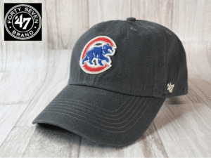 ★未使用品★47 BRAND 47ブランド MLB CHICAGO CUBS カブス フリーサイズ キャップ 帽子 USモデル J177