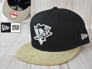 ★未使用品★NEW ERA ニューエラ NHL Pittsburgh Penguins ペンギンズ 9FIFTY M-Lフリーサイズ フラットバイザー キャップ 帽子 USモデル A