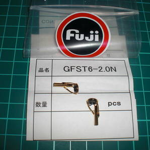 Ｆｕｊi（フジ）富士工業 GFST6-２.０N ゴールドトップガイド ２ヶ ・磯・イカダ・ヘチの画像1