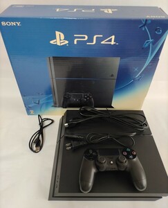 【中古】PlayStation 4 本体 ジェット・ブラック 500GB (CUH-1200A B01)