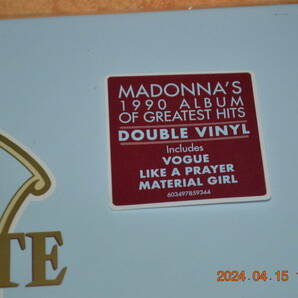 MADONNA マドンナ The Immaculate Collection Europe盤 2枚組 LPレコード : 見開きジャケ仕様 ： 2007年再発盤の画像3