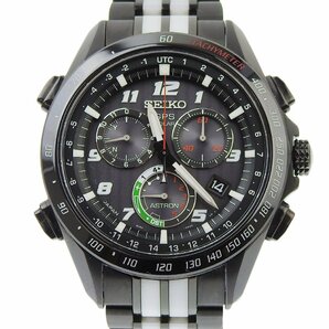 ■ 1円 ～ 正規 中古 限定 ■ セイコー SEIKO ■ アストロン SBXB037 ジウジアーロ ■箱保コマ キリ番 チタン セラミック ブラック メンズの画像1