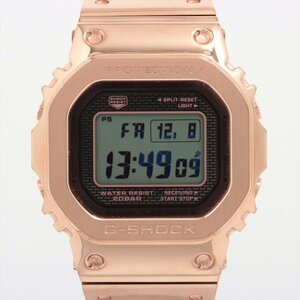 ■ 1円 ～ 正規 廃番 美品 参定8.5万■ カシオ CASIO ■ G-SHOCK GMW-B5000GD-4JF ■箱保 タフソーラー フルメタル ローズゴールド RG PG