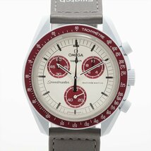 ■ 1円 ～ 正規 現行 美品 参定4万■ オメガ × スウォッチ OMEGA × swatch ミッション トゥ プルート ■箱説 ムーンスウォッチ SO33M101_画像1