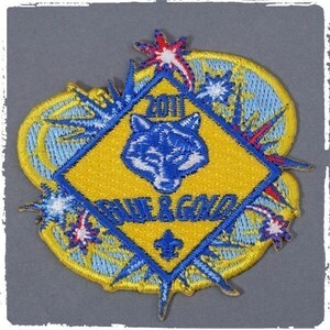 BG191 CUB SCOUT カブスカウト BLUE & GOLD 2011 ワッペン パッチ ロゴ エンブレム 輸入雑貨 刺繍