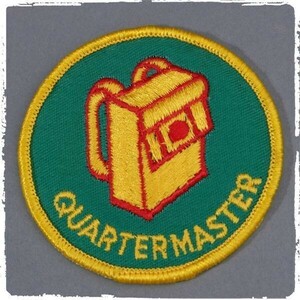 ED10 QUARTER MASTER バッグ 刺繍 ワッペン パッチ ロゴ エンブレム 輸入雑貨