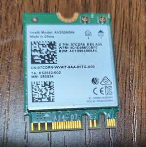 Intel AX200NGW 無線LANカード