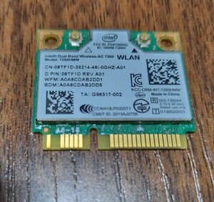 Intel 7260HMW 無線LANカード