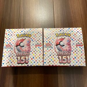 ポケモンカード 151 2BOX シュリンクなし