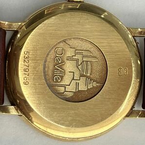 【動作未確認】◆ オメガ デビル OMEGA De Ville クォーツ 腕時計 ゴールド 750 K18 総重量約20gの画像4