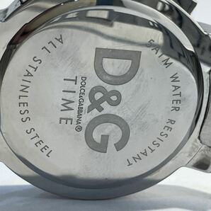 【不動品】D&G ドルチェ&ガッバーナ クォーツ腕時計 ビッグフィッシュ BIG FISH クロノグラフ メンズ ドルガバの画像6