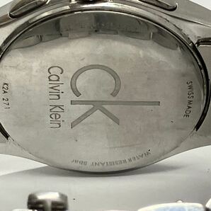 【稼動品】Calvin Klein カルバンクライン CK クォーツ腕時計 K2A271 クロノグラフ メンズ デイトの画像6