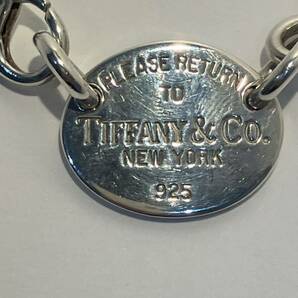 TIFFANY&Co ティファニー リターントゥティファニー オーバル タグネックレス シルバー925 アクセサリー 保存袋付きの画像3