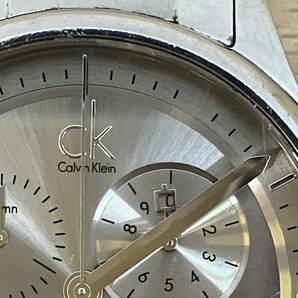 【稼動品】Calvin Klein カルバンクライン CK クォーツ腕時計 K2A271 クロノグラフ メンズ デイトの画像7