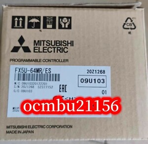 ★新品　MITSUBISHI　三菱　FX5U-64MR/ES シーケンサー　【6ヶ月保証付き】