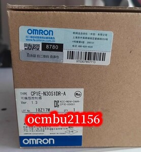 ★新品　OMRON 　オムロン 　 CP1E-N30S1DR-A CPUユニット【6ヶ月保証付き】