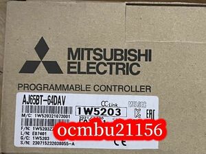 ★新品　MITSUBISHI　三菱　シーケンサ CC-Link 変換ユニット AJ65BT-64DAV　　【6ヶ月保証付き】