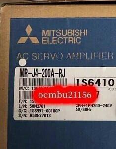 ★新品　MITSUBISHI　三菱　MR-J4-200A-RJ　サーボアンプ　【6ヶ月保証付き】
