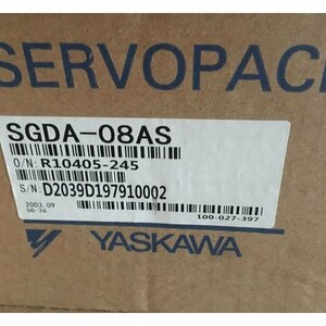 ★新品　YASKAWA / 安川電機 SGDA-08AS サーボドライバー　【6ヶ月保証付き】