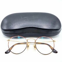 Ray-Ban レイバン RB3447V 2945 50□21 145 眼鏡 メガネ 度入りレンズ アイウェア ゴールドカラーフレーム ラウンド ケース付き WK_画像1