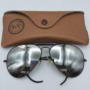 Ray-Ban RayBan B&Lboshu ром солнцезащитные очки BL песок удар . есть Teardrop двойной зеркало Vintage I одежда мужской с футляром WK