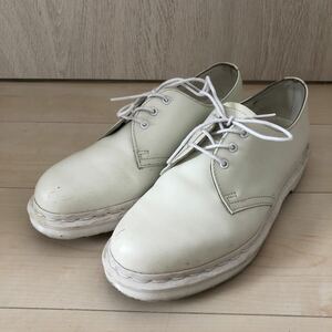 (k) Dr.martens ドクターマーチン 1461 MONO レザー シューズ 靴 プレーントゥ 白 ホワイト UK6.5 25.5cm 