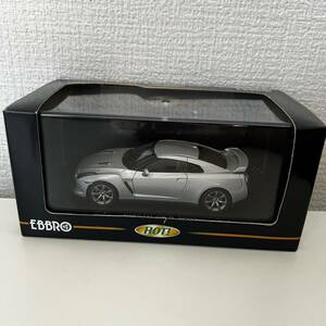 未使用 EBBRO NISSAN GT-R ULTIMATE METAL SILVER 44036 ミニカー 1/43スケール