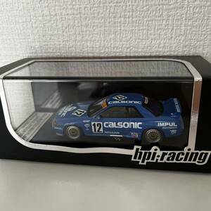 未使用 hpiracing NISSAN CALSONIC SKYLINE (#12) 1990 JTC Debut Win 8023 ミニカー 1/43スケール