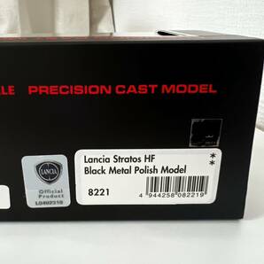 未使用 hpiracing Lancia Stratos HF Black Metal Polish Model 8221 ミニカー 1/43スケールの画像6