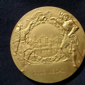日英博覧会 明治43年 JAPAN-BRITISH EXHIBITION・LONDON・1910 GOLD MEDAL メダル 金碑 金メダル 共箱 当時物の画像3