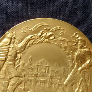 日英博覧会 明治43年 JAPAN-BRITISH EXHIBITION・LONDON・1910 GOLD MEDAL メダル 金碑 金メダル 共箱 当時物の画像6