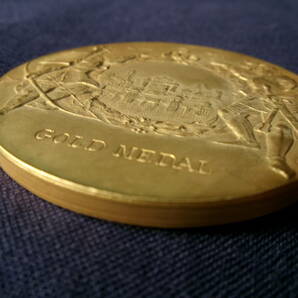 日英博覧会 明治43年 JAPAN-BRITISH EXHIBITION・LONDON・1910 GOLD MEDAL メダル 金碑 金メダル 共箱 当時物の画像8