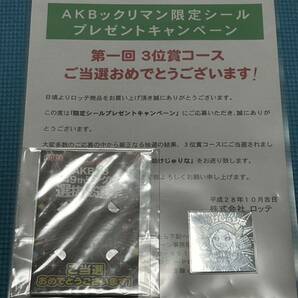 お助けじゅりな AKBックリマン ワンオーナー品 送料無料 ビックリマン 抽選当選品 自作シール 同人シール ホログラムの画像3