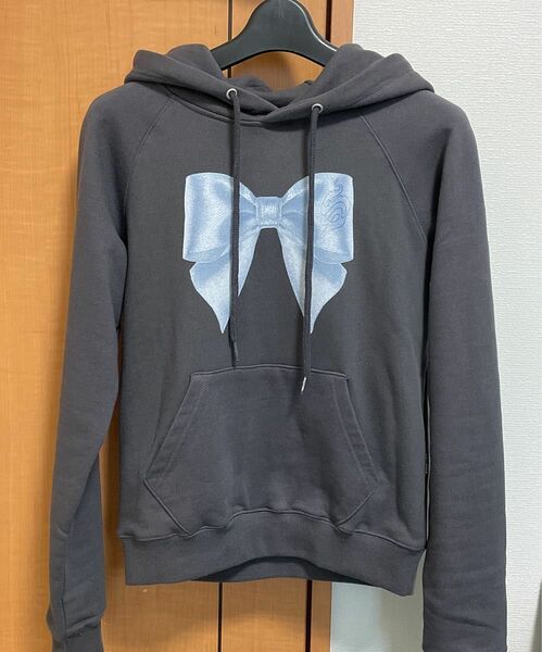 【SCULPTOR】Big Bow Crop Hoodie/ビッグボウクロップフーディー