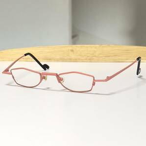 ◆Lunettes ANNE et VALENTINE EMUE リュネット アンバレンタイン 眼鏡フレーム メガネ レディース ピンク フランス製の画像4