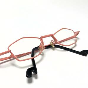 ◆Lunettes ANNE et VALENTINE EMUE リュネット アンバレンタイン 眼鏡フレーム メガネ レディース ピンク フランス製の画像2